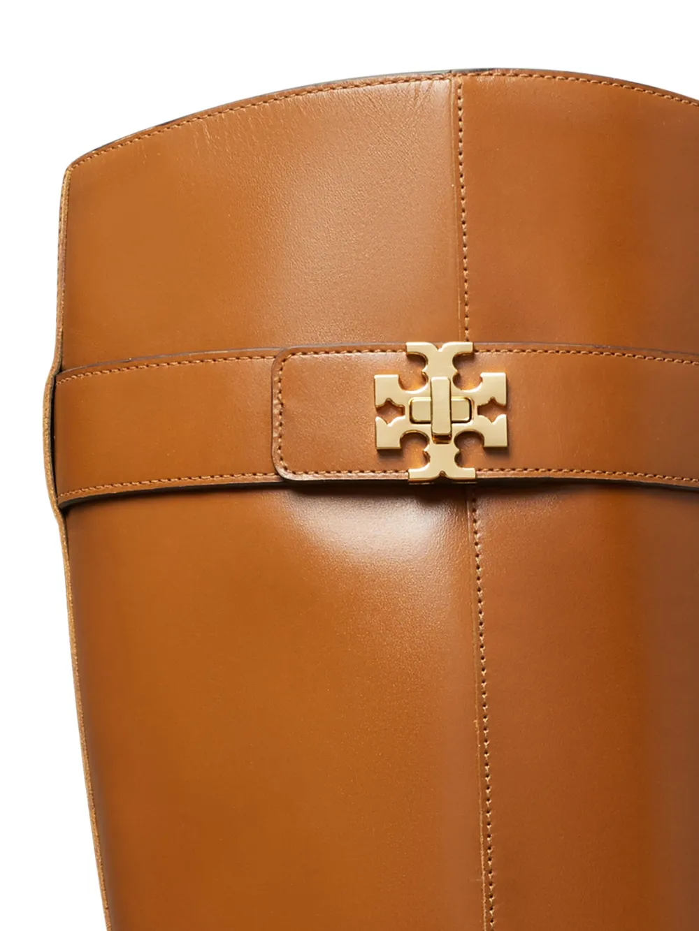 Tory Burch Turn-lock Riding Boot In 褐色