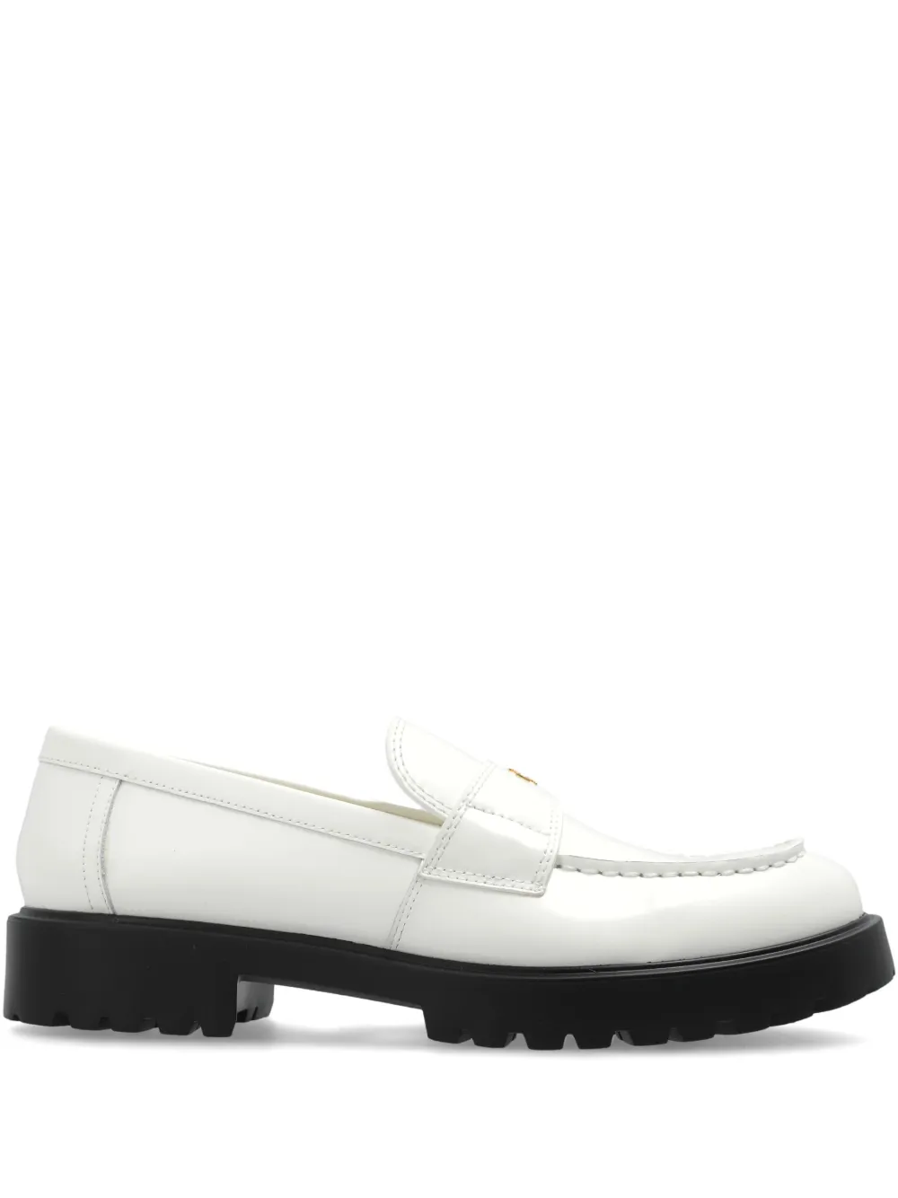 Tory Burch Classic lug loafers White