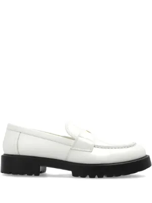 Tory Burch Classic Lug Loafers | Silver | FARFETCH