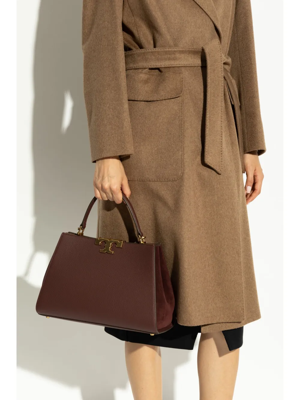 Tory Burch Eleanor leren boekentas Rood