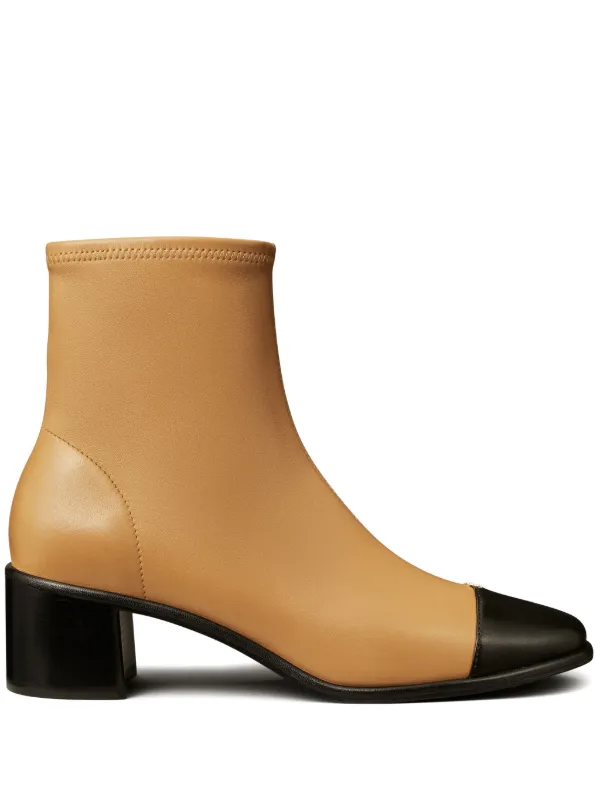 Tory burch two tone boots discount