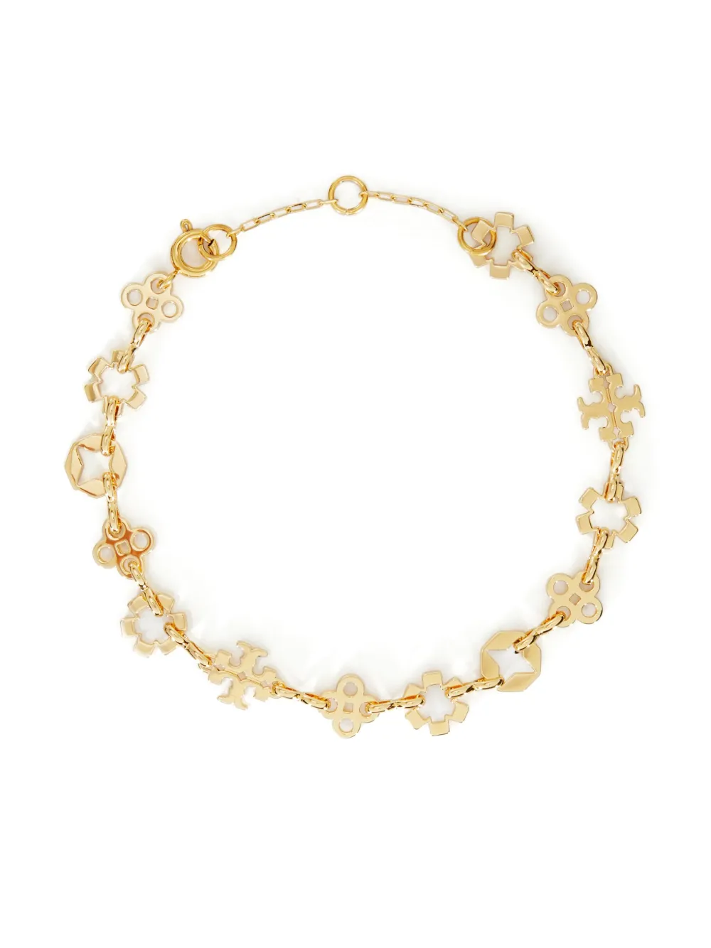 Tory Burch Kira Clover ブレスレット - ゴールドトーン Tory Burch Kira Clover ブレスレット - ゴールドトーン