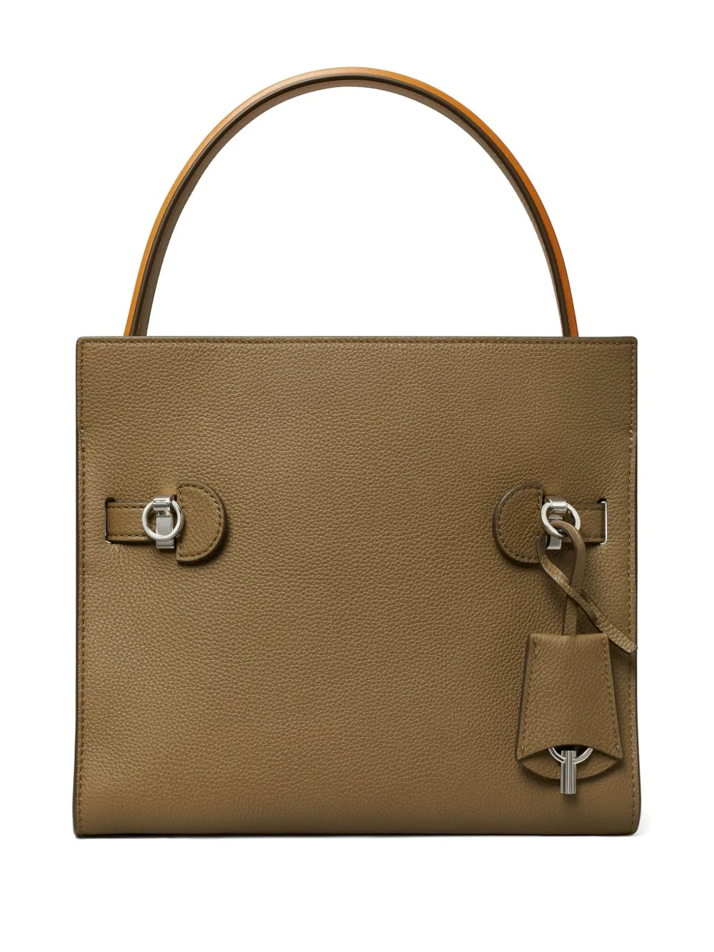 Tory Burch Small Lee Radziwill Satchel In Brown