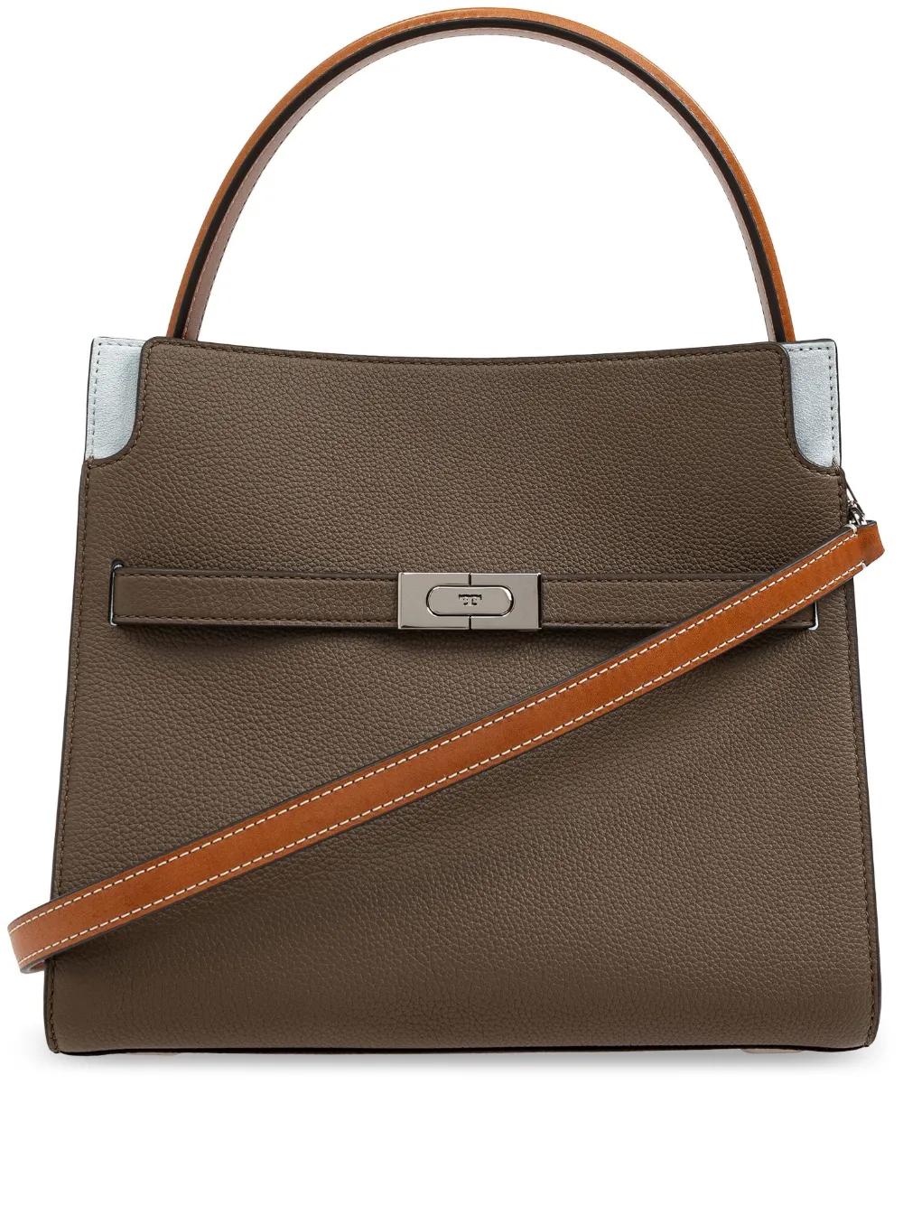 Tory Burch Kleine Lee Radziwill Satchel Tasche Braun FARFETCH DE