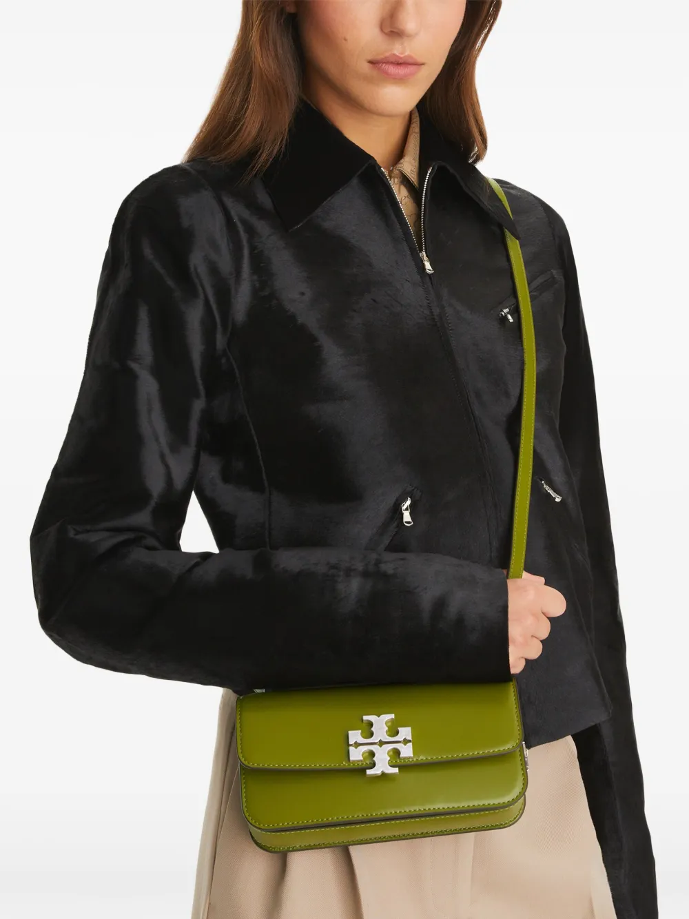 Tory Burch small Eleanor shoulder bag - Groen