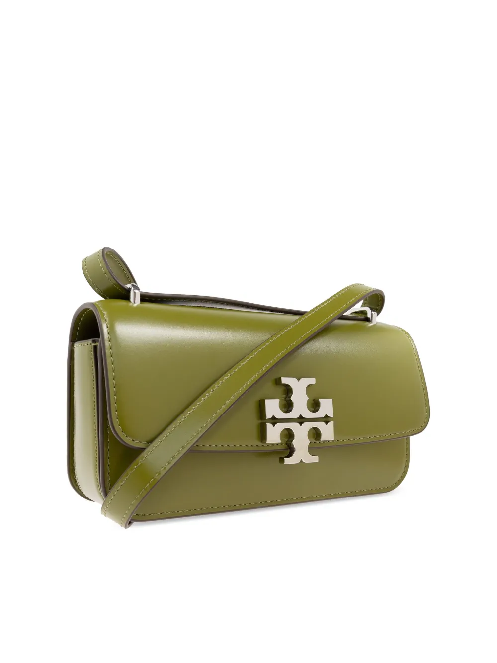 Tory Burch Kleine Eleanor E W verstelbare schoudertas Groen
