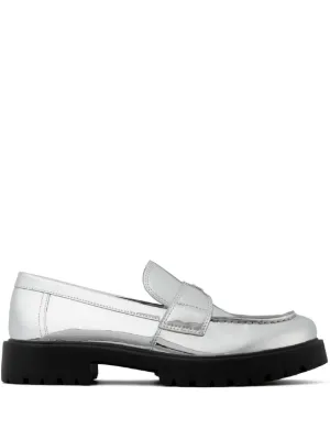 【 新品未使用 】プロイデア 0070-3792 WHITE Ferragamo Nyx 30 Patent Leather Loafers | White | FARFETCH
