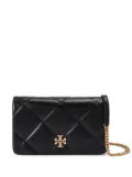 Tory Burch Kira pavé diamond-quilted wallet-on-chain - Black