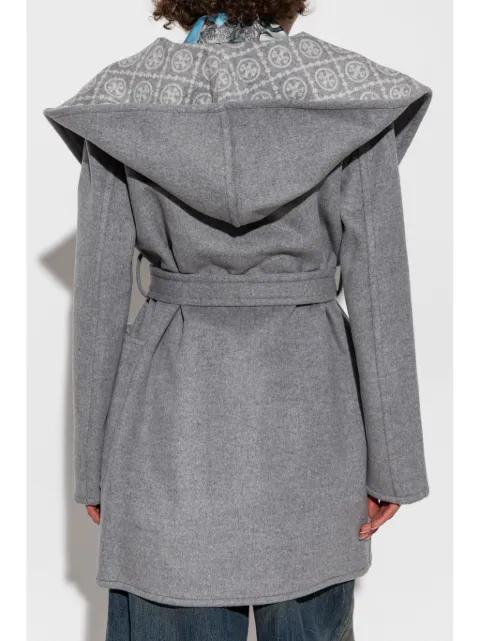 Tory Burch monogram-lining coat 153871024 - 3