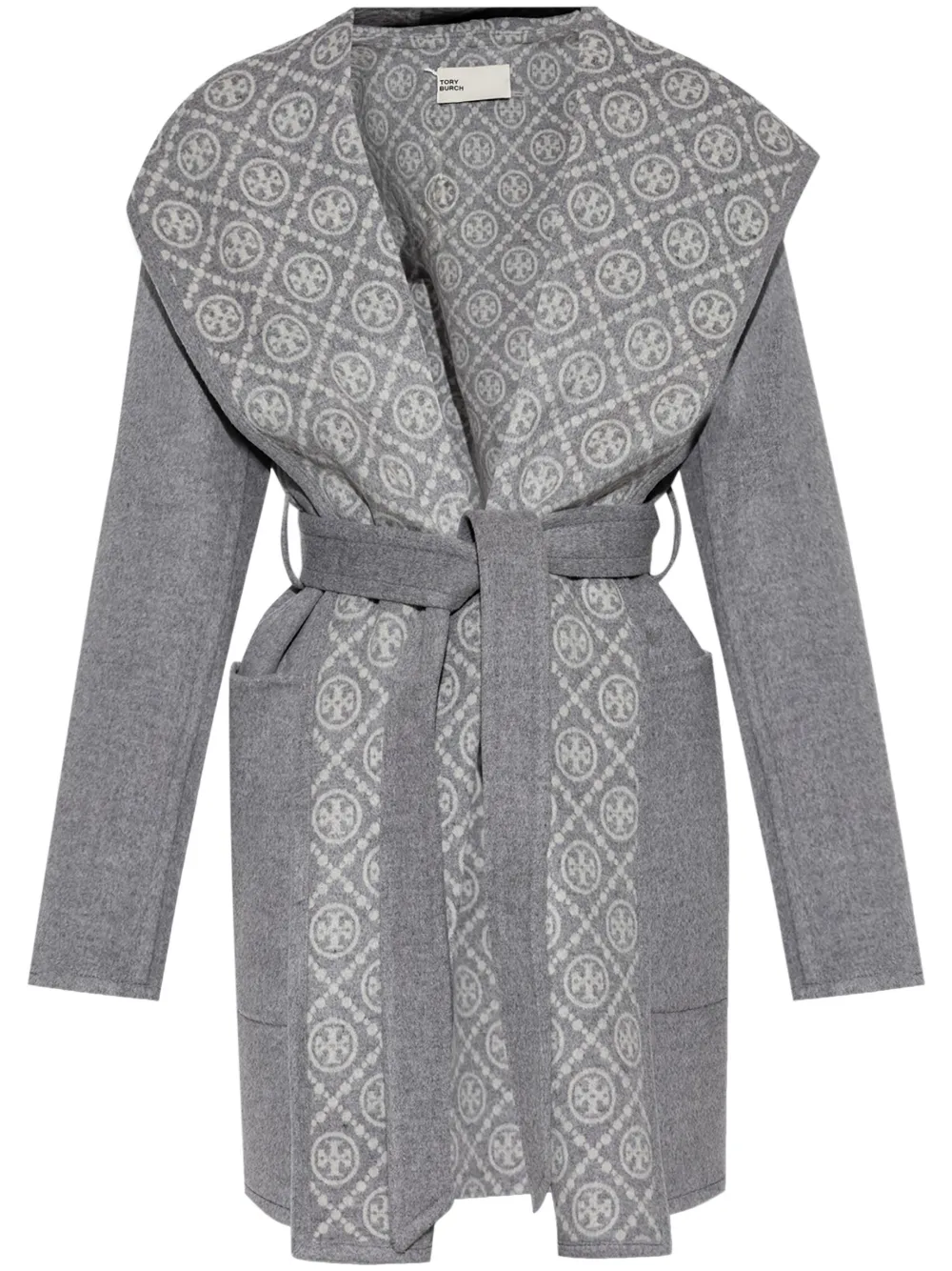 Tory Burch monogram-lining coat Women