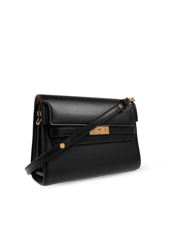 Tory Burch Lee Radziwill shoulder bag women Nappa Leather Calf Leather Microfibre One Size Black