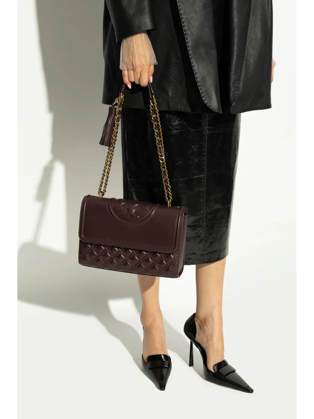Tory burch fleming convertible shoulder bag large best sale