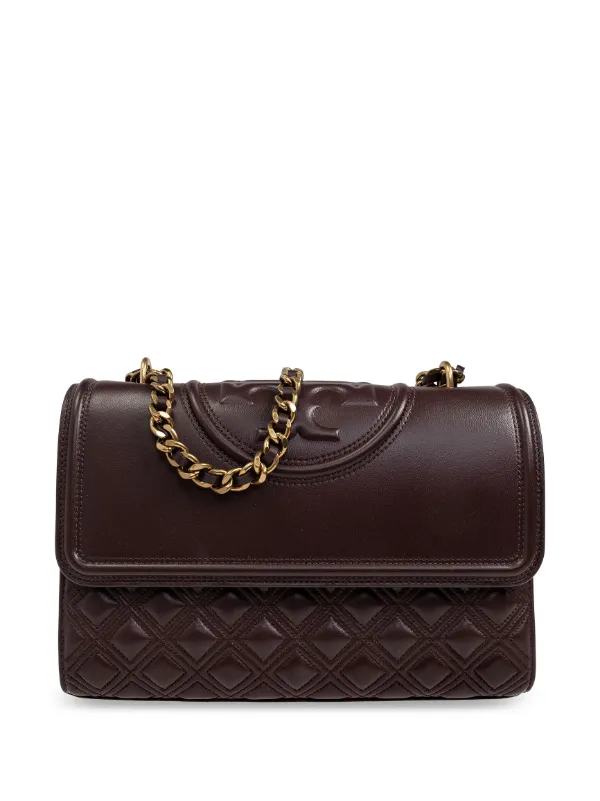 Tory Burch Fleming Convertible Shoulder Bag Red FARFETCH IE