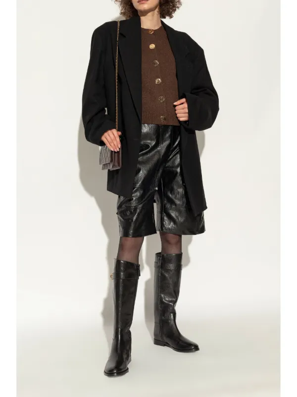 Tory Burch T Lock Knee Boots | Black | FARFETCH