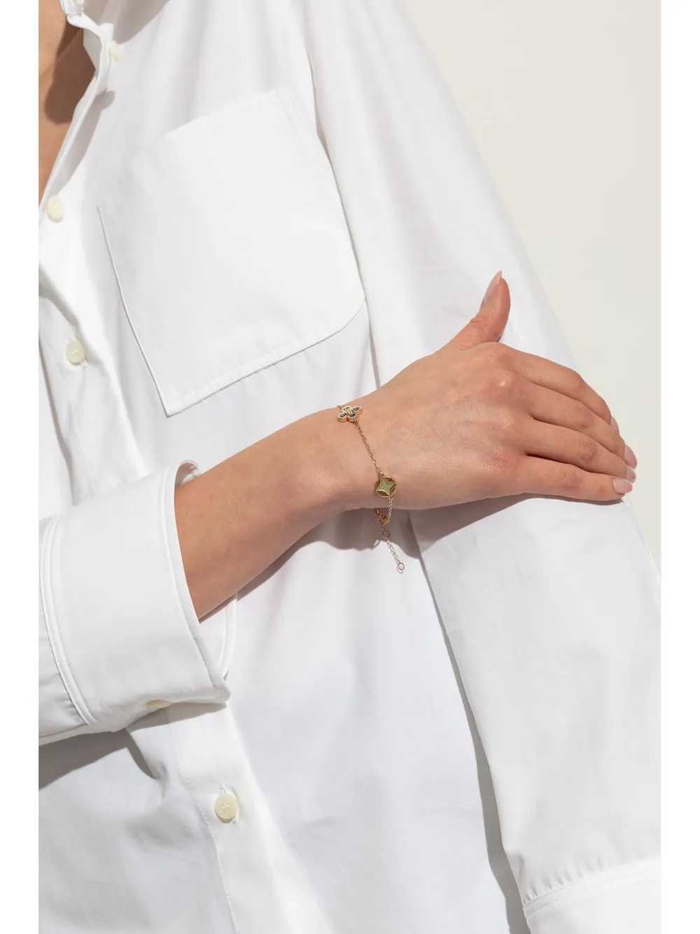 Tory Burch Kira Clover armband - Goud