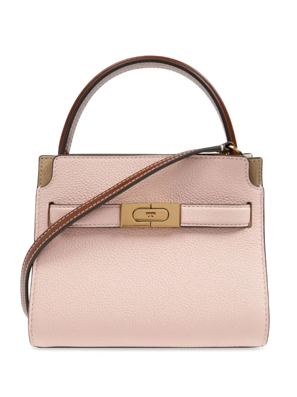Tory Burch Petite Lee Radziwill Double Tote Bag Pink FARFETCH IE