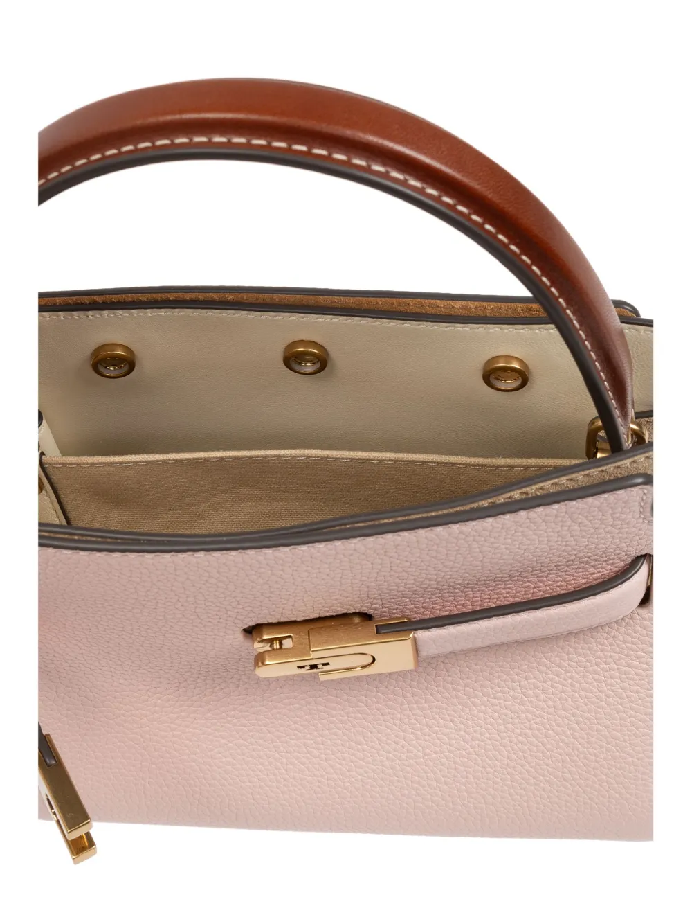 Tory Burch Lee Radziwill kleine shopper Roze