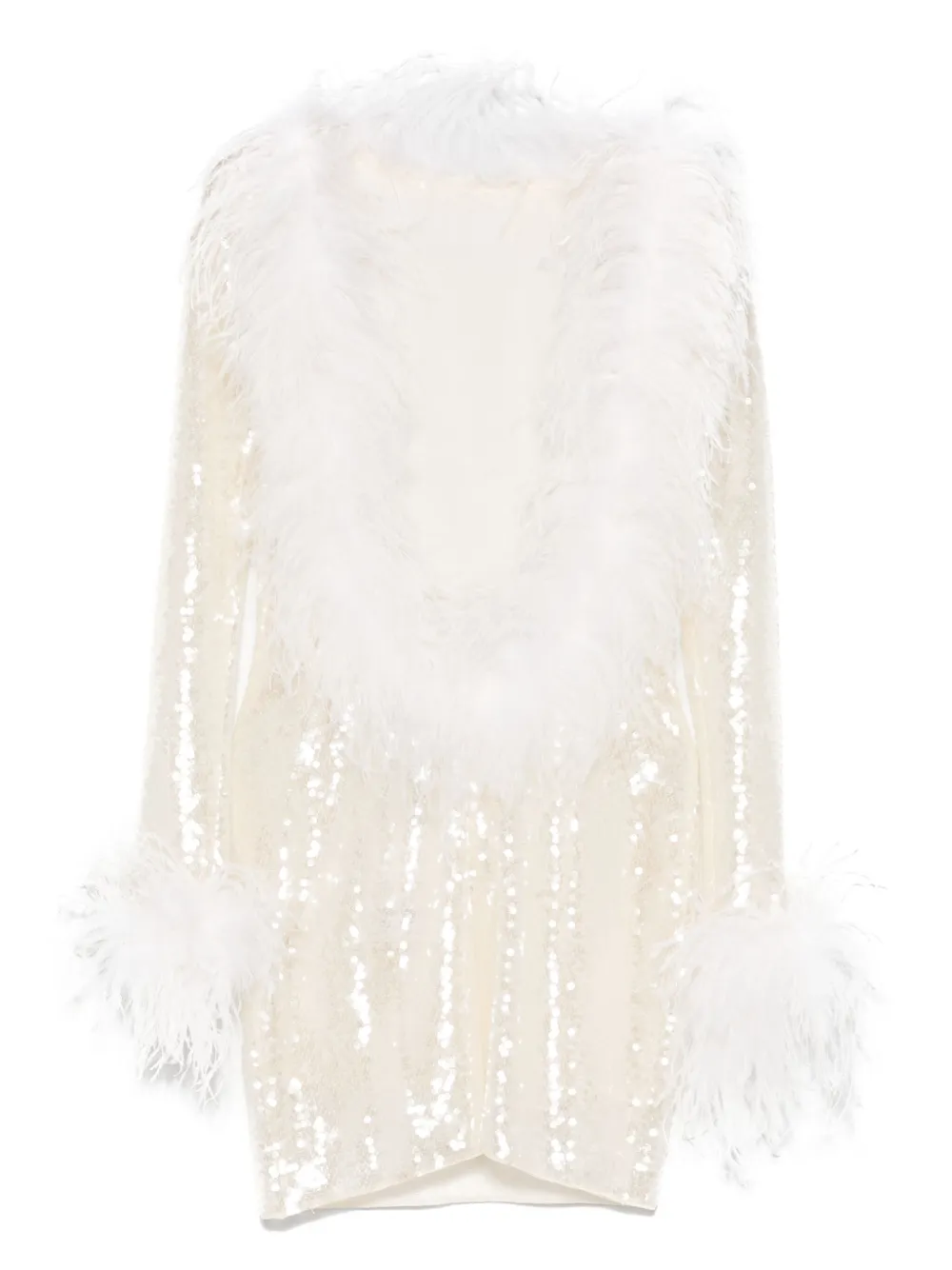 thenewarrivalsilkyazozel The New Arrivals Ilkyaz Ozel Juises mini-jurk - Wit