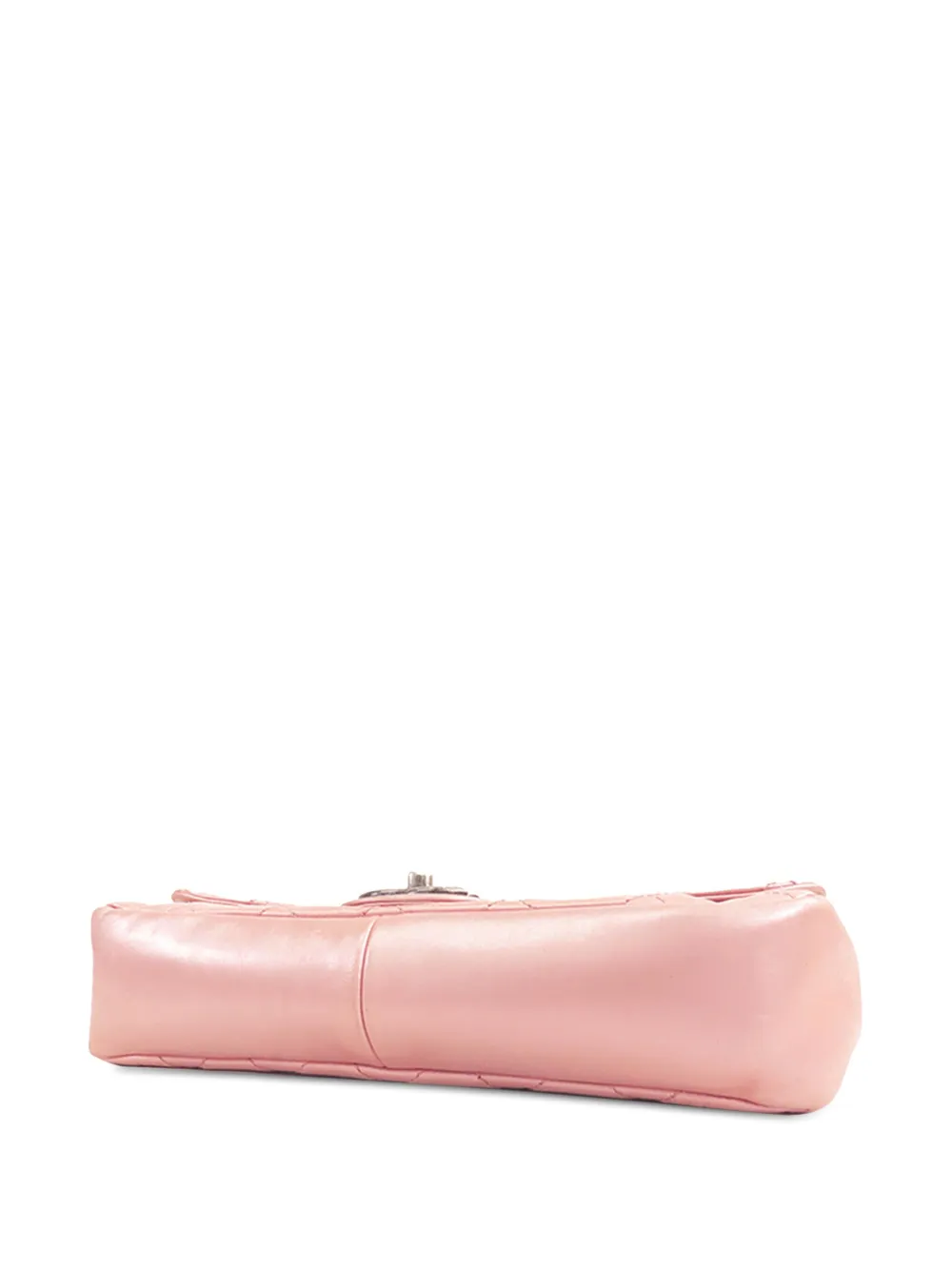 CHANEL Pre-Owned 2016 Medium Quilted Calfskin Coco Pleats Chain Flap crossbody bag - Roze