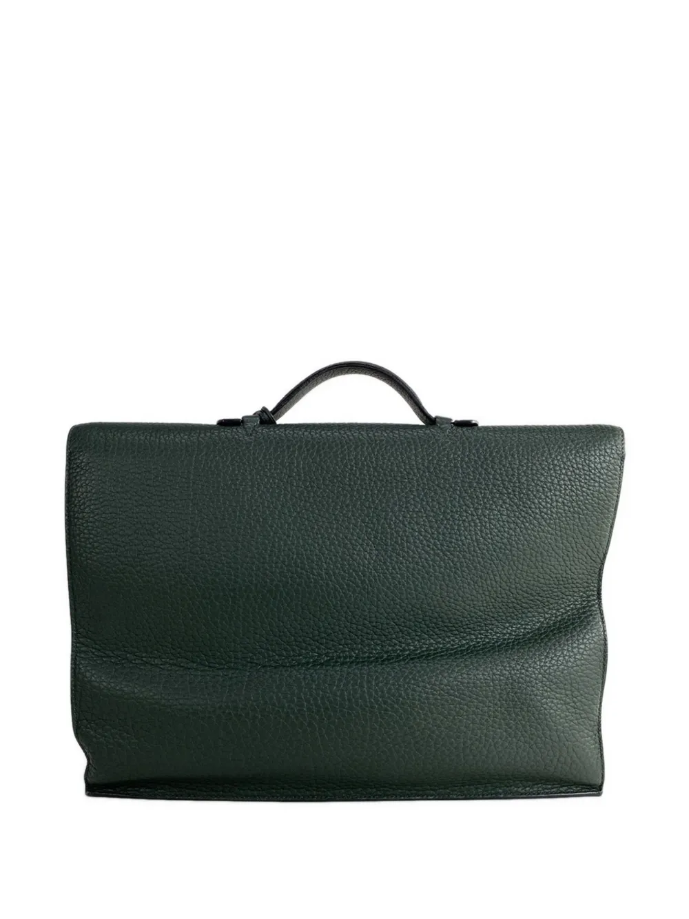 Hermès Pre-Owned 20th Century Togo Sac a Depeches 41 business bag - Groen