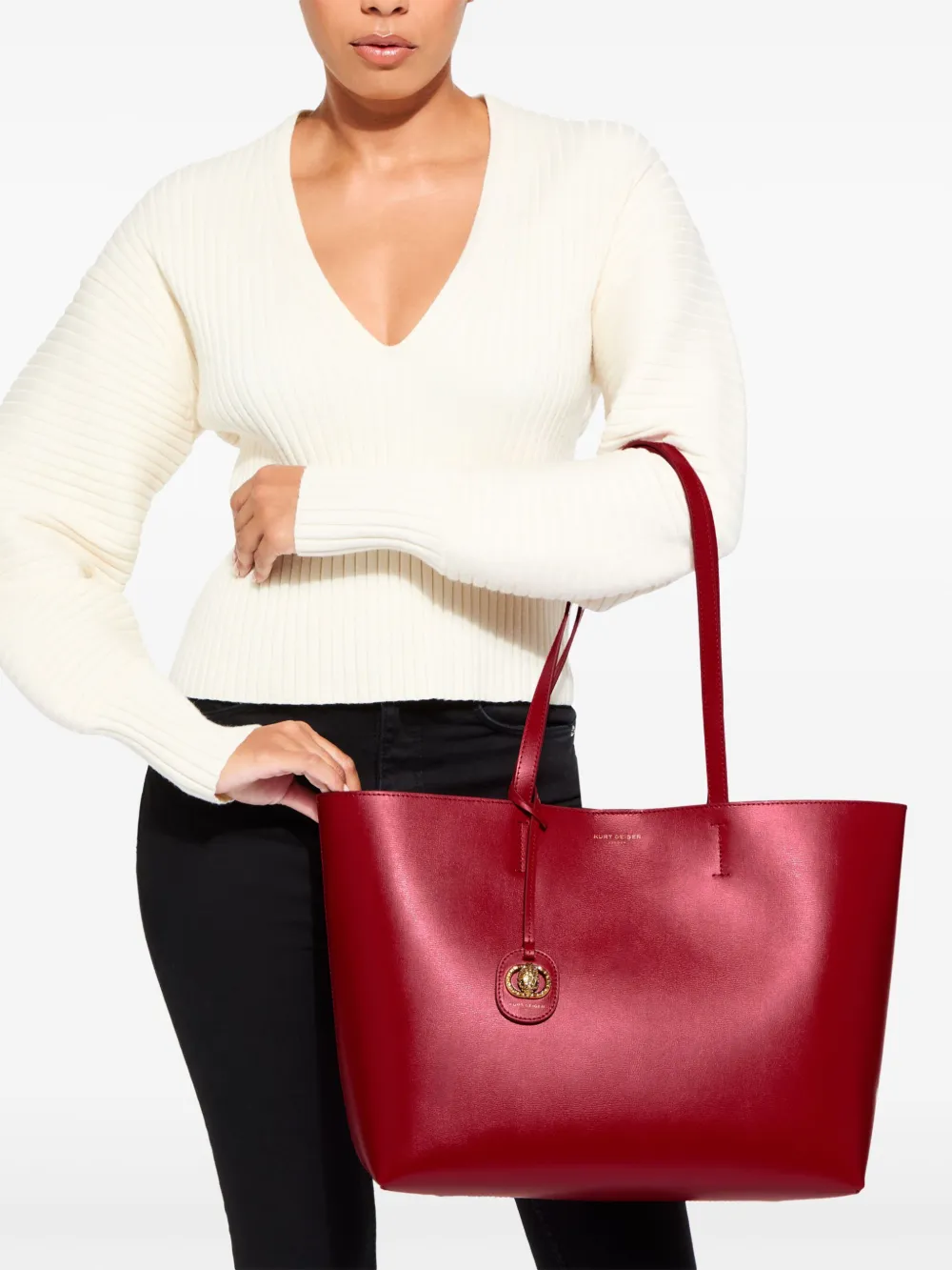Kurt Geiger London Chelsea shopper - Rood