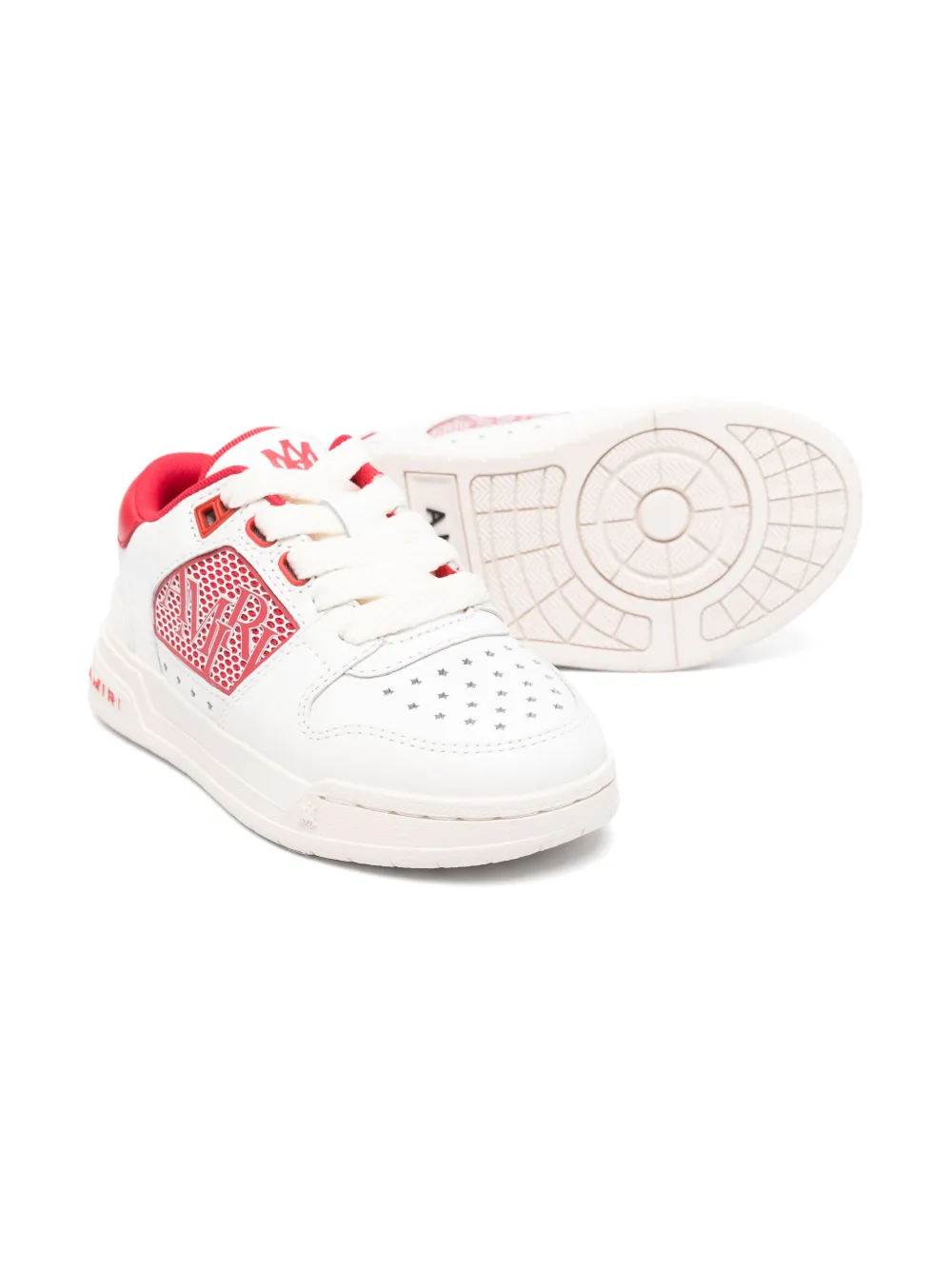 AMIRI KIDS leather sneakers - Wit