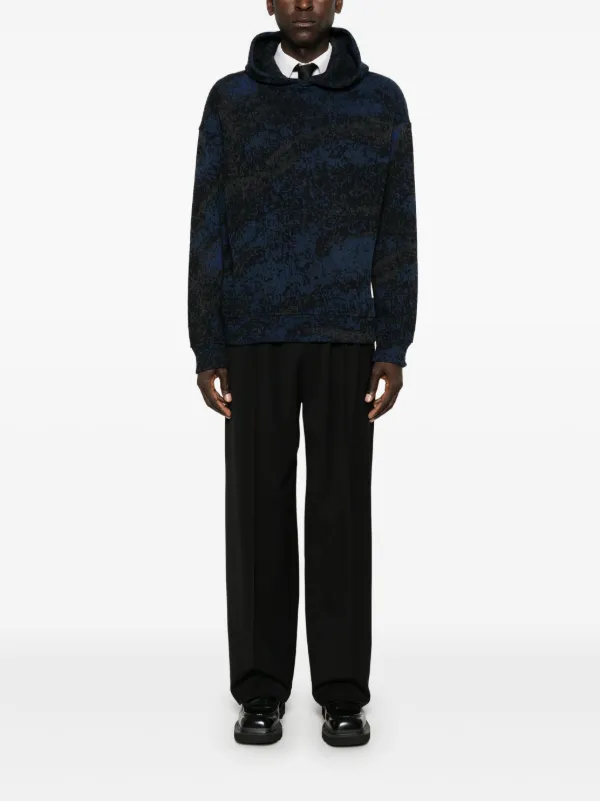 Emporio Armani ニットパーカー | ブラック | FARFETCH JP
