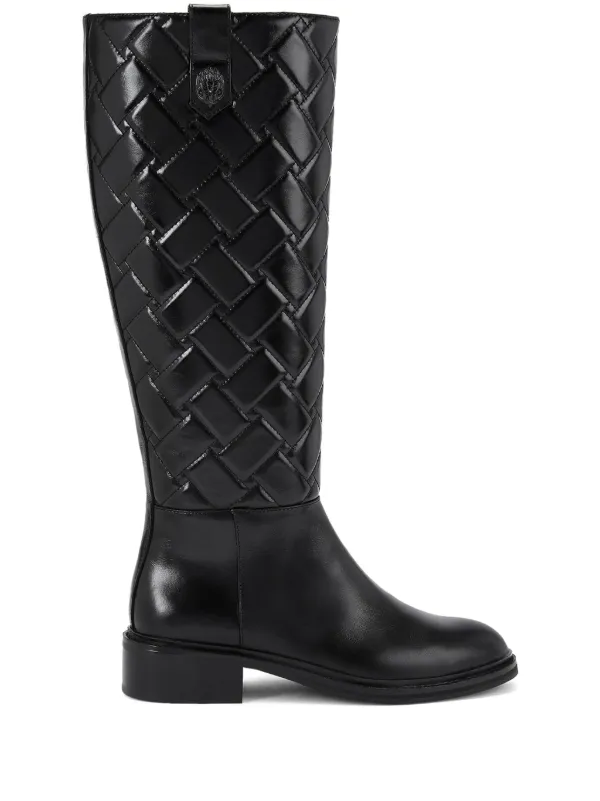 Kurt Geiger London Kensington Quilt Boots Black FARFETCH AM