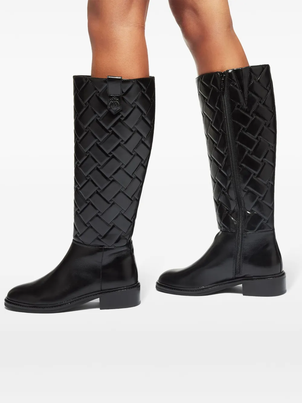 Kurt Geiger London Kensington Quilt boots Black