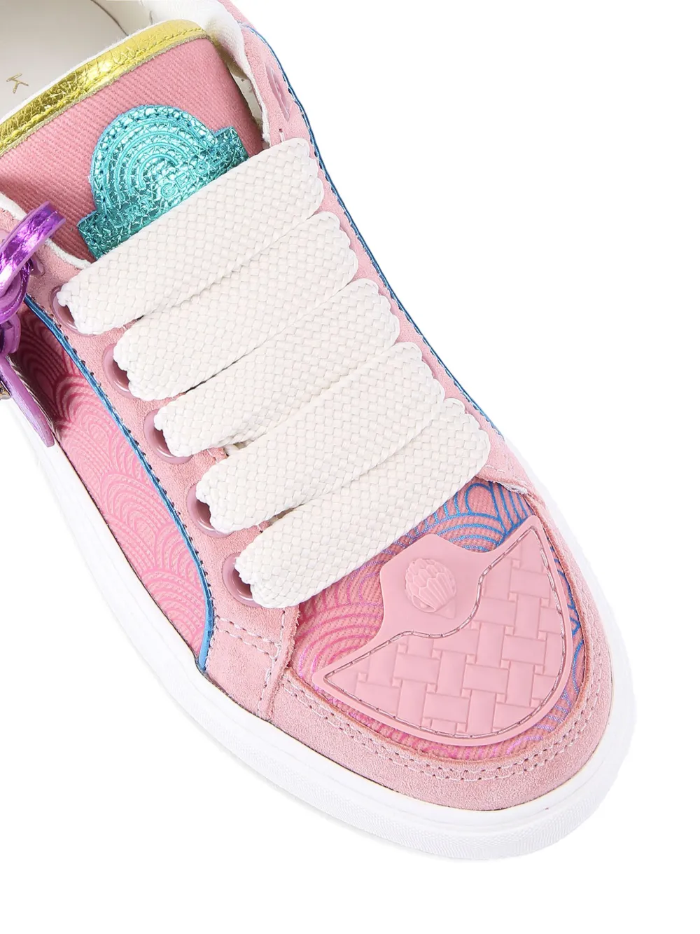 Kurt Geiger London Southbank Tag sneakers - "PINK COMBINATION"