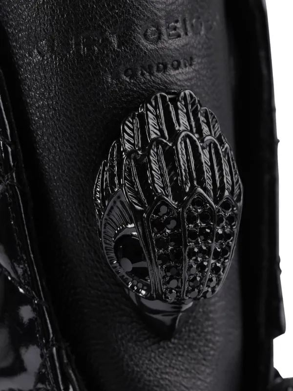 Kurt Geiger London 50mm Kensington Cuff Boots | Black | FARFETCH