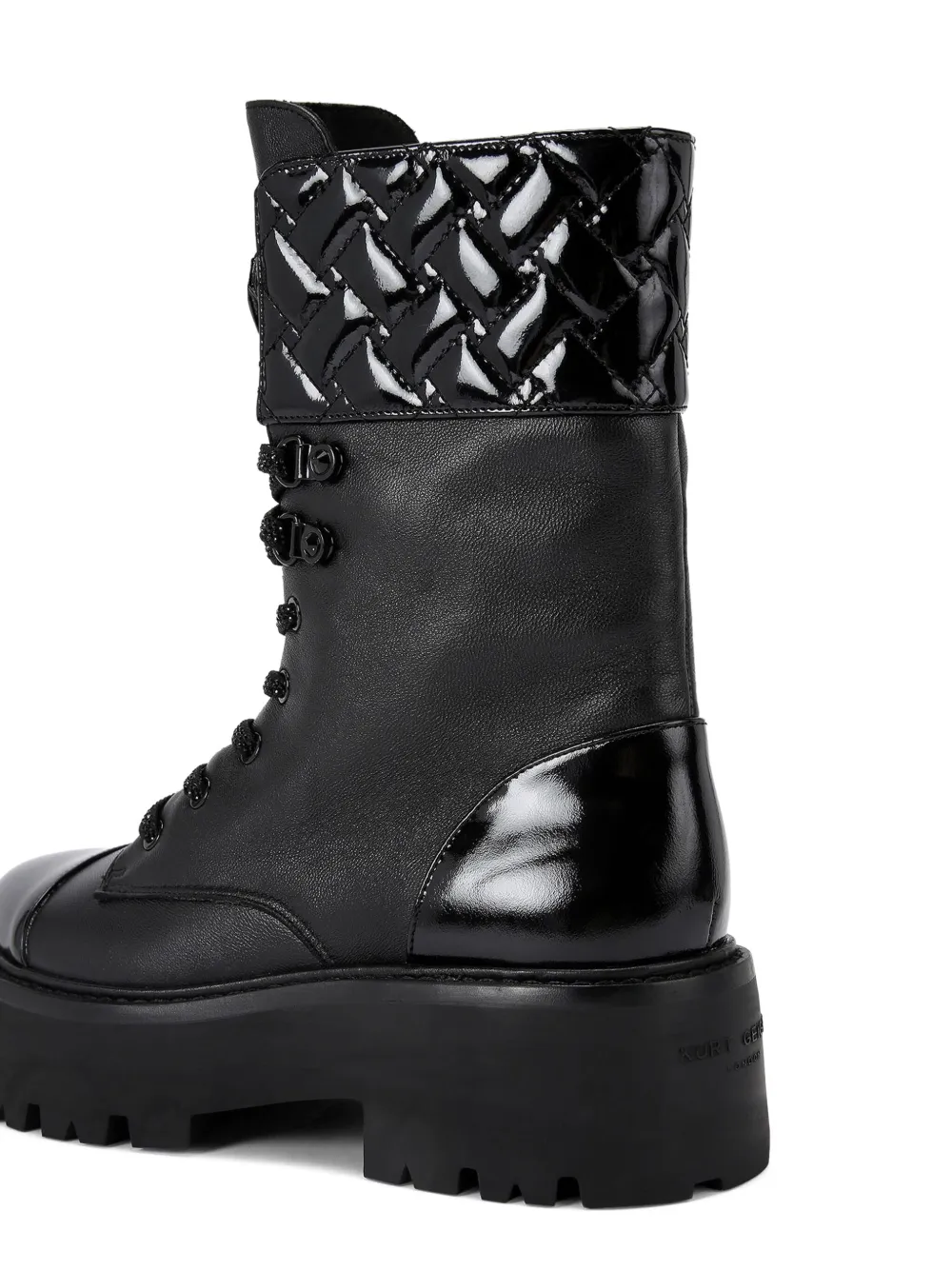 Kurt Geiger London 50 mm Kensington laarzen met manchetten Zwart