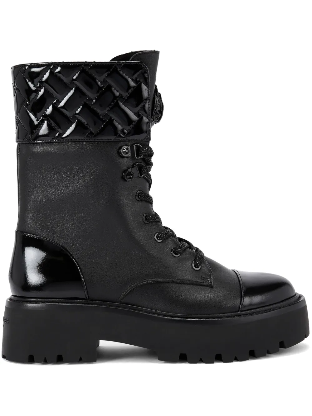 Kurt Geiger London 50mm Kensington Cuff boots Black