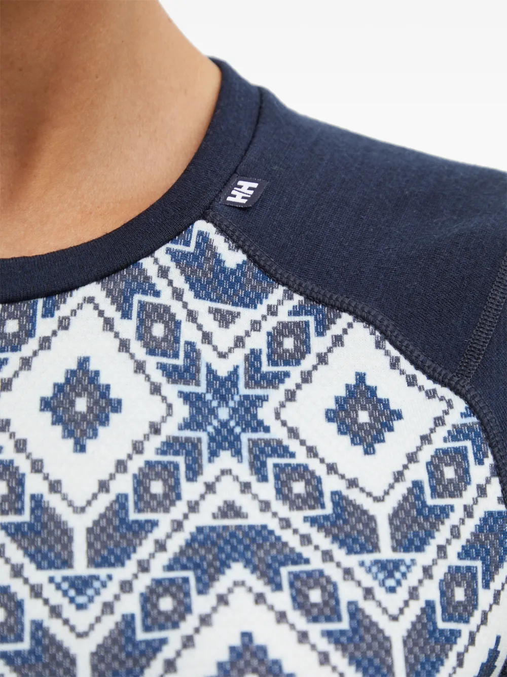 Helly Hansen Gelaagde top met patroon Blauw