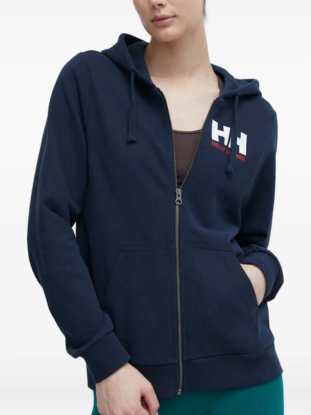 Helly Hansen sudadera con logo estampado y cierre | azul | Image 1