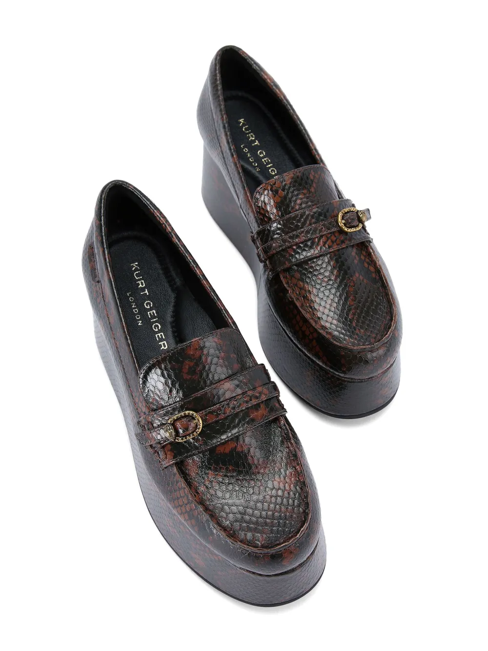 Kurt Geiger London 70 mm Mayfair loafers Bruin