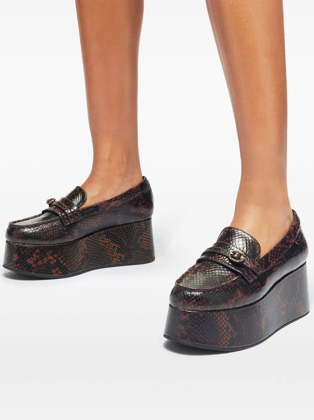 Kurt Geiger London 70 mm Mayfair loafers Bruin