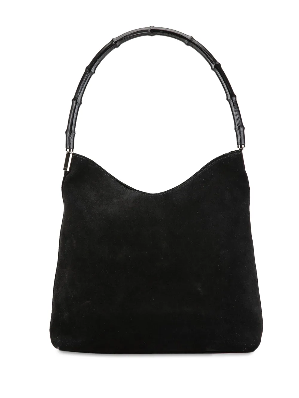 Gucci Pre-Owned 2000-2015 Bamboo Suede shoulder bag - Zwart