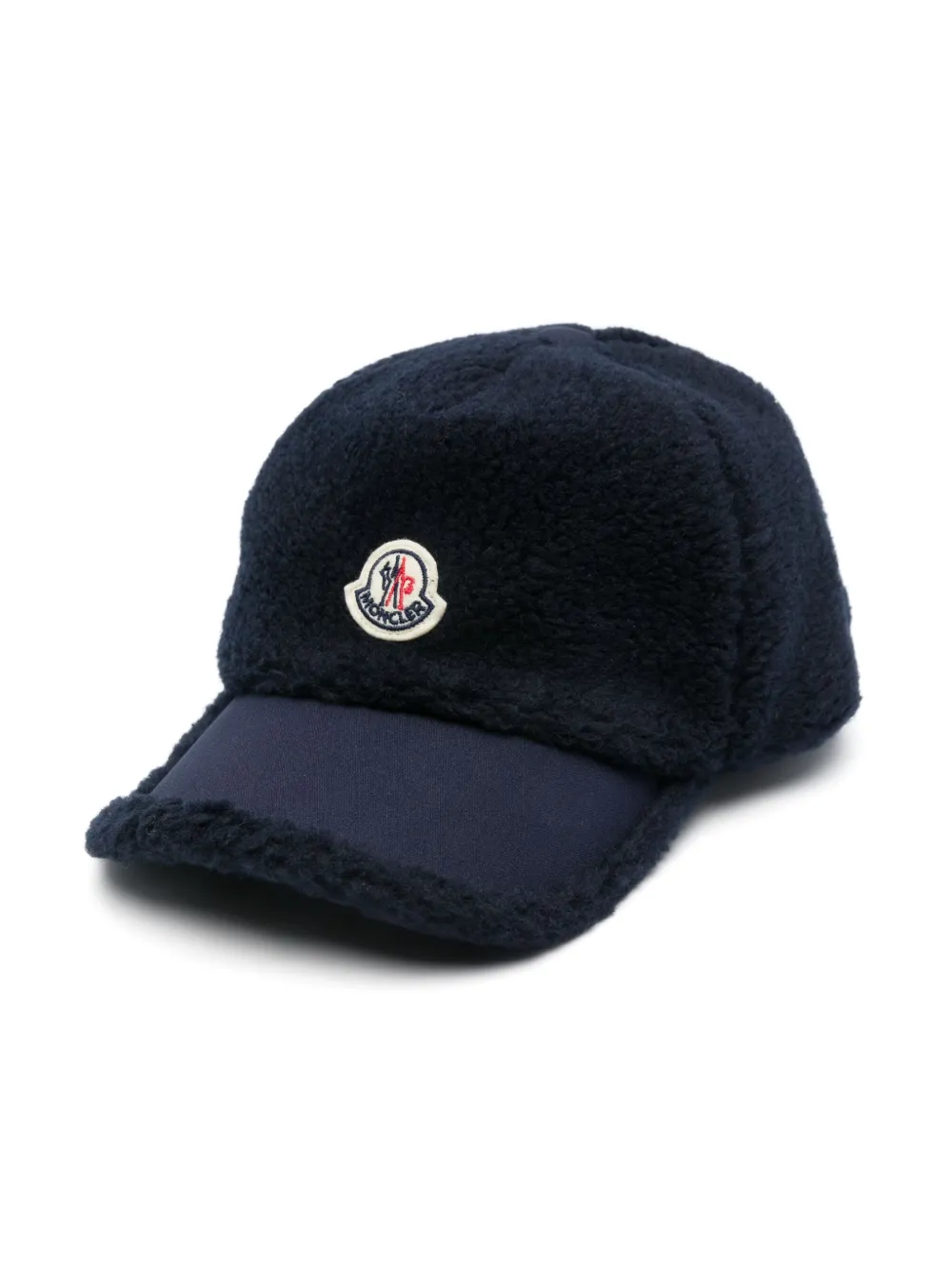 Moncler Enfant Pet met logopatch Blauw