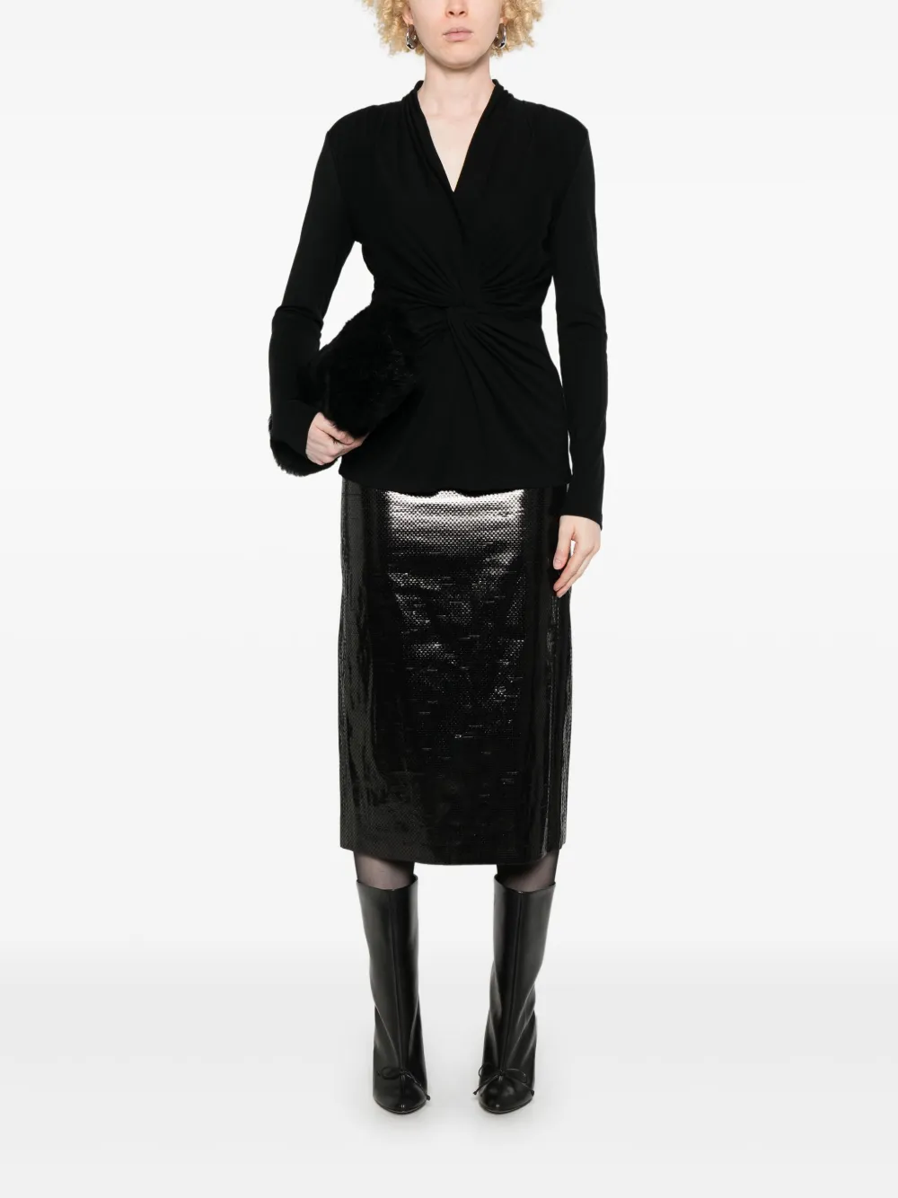 DVF Diane von Furstenberg Top - Zwart
