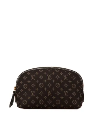 Louis Vuitton Pre Owned 2011 Monogram Mini Lin Cosmetic Pouch Brown FARFETCH IE