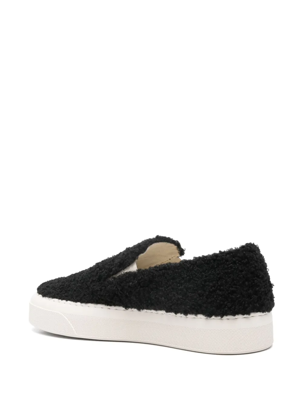 Common Projects faux-shearling loafers Black