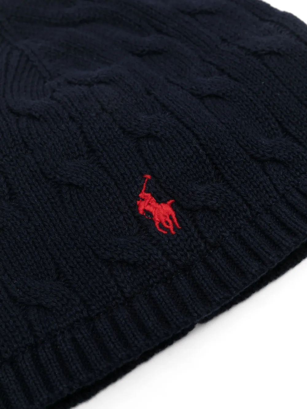 Ralph Lauren Kids Polo Pony muts - Blauw