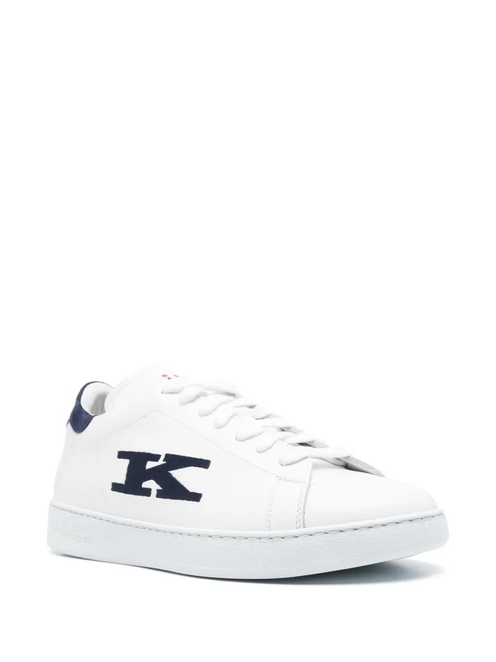 Kiton Stitching sneakers - Wit