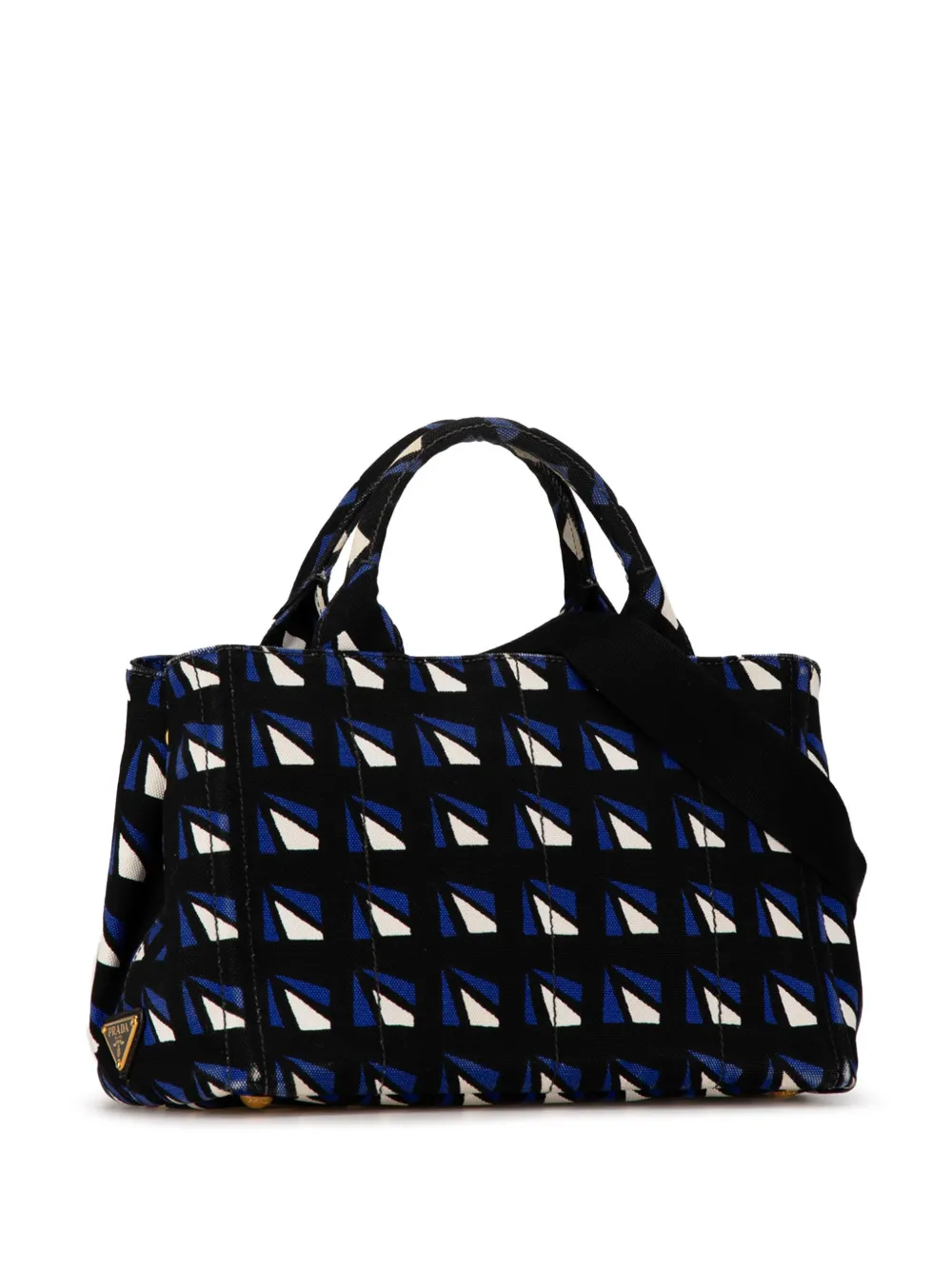 Prada Pre-Owned 2013-2023 Canapa canvas boekentas - Blauw