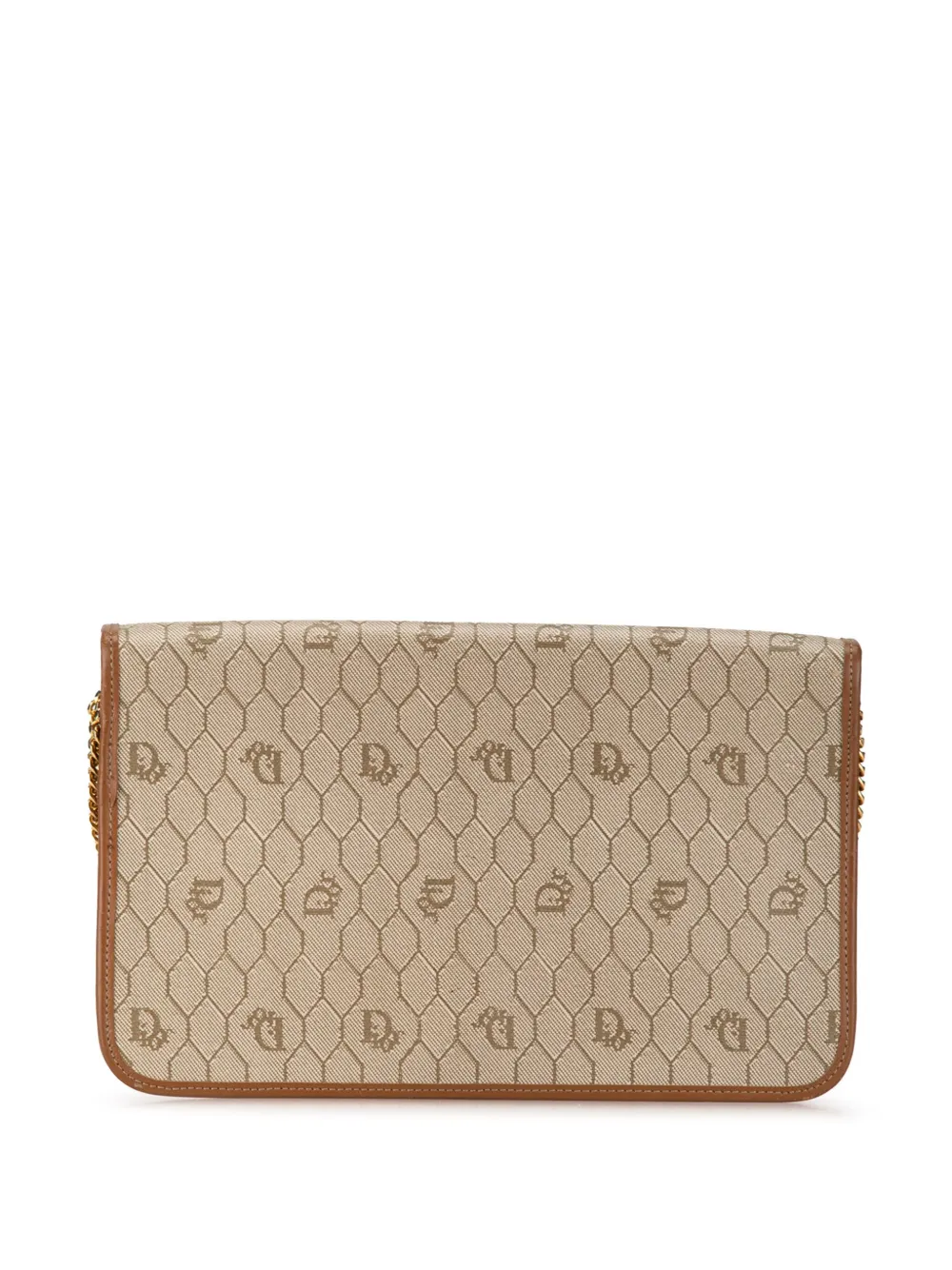 Christian Dior Pre-Owned 20th Century Honeycomb Chain shoulder bag - Bruin