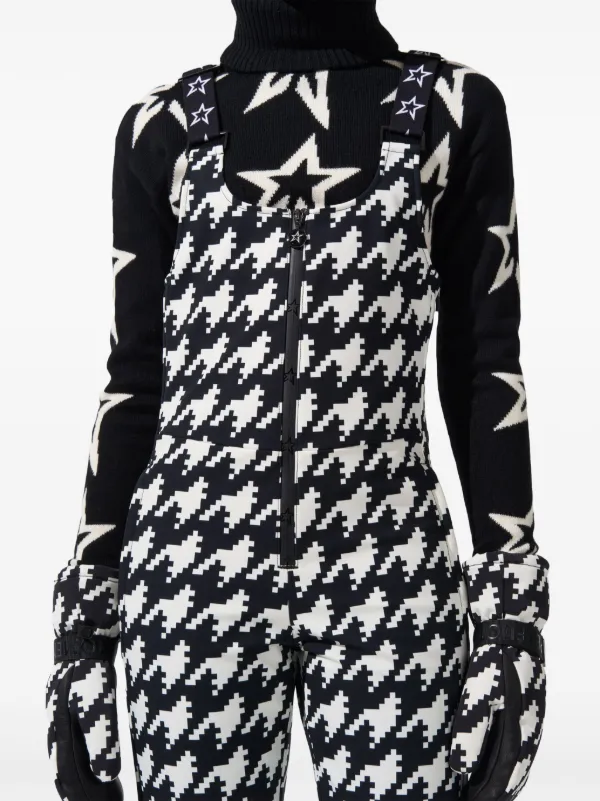 Perfect Moment Houndstooth Pattern all-in-one | Black | FARFETCH
