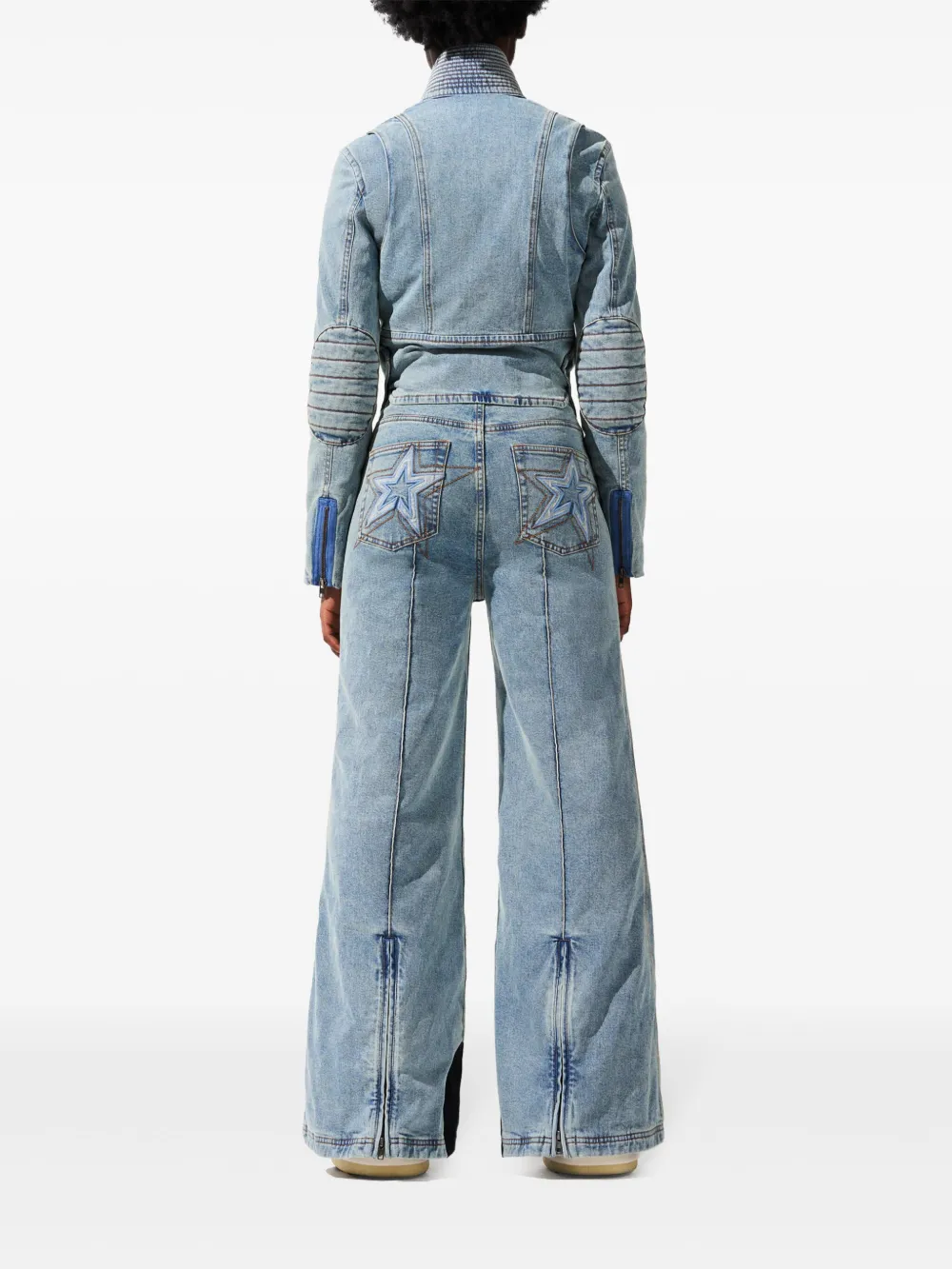 Perfect Moment Zaza ski-jumpsuit Blauw