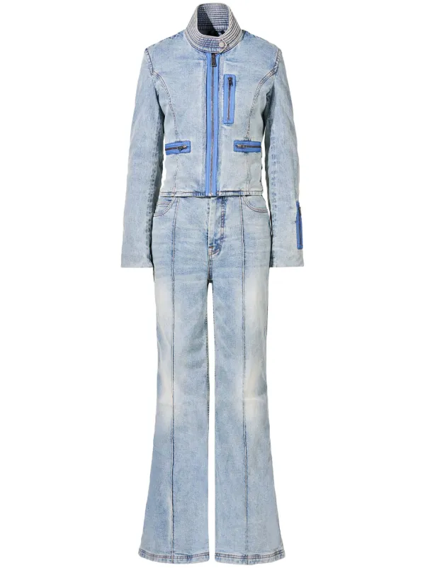 Perfect Moment Zaza Ski Jumpsuit Blue FARFETCH UK