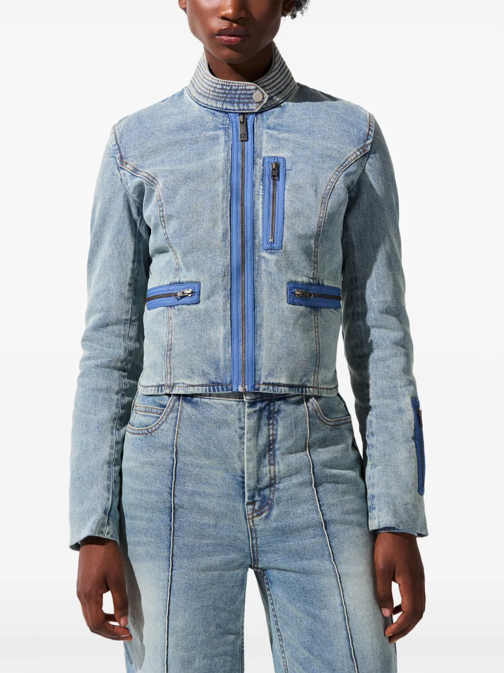 Perfect Moment Zaza ski-jumpsuit Blauw